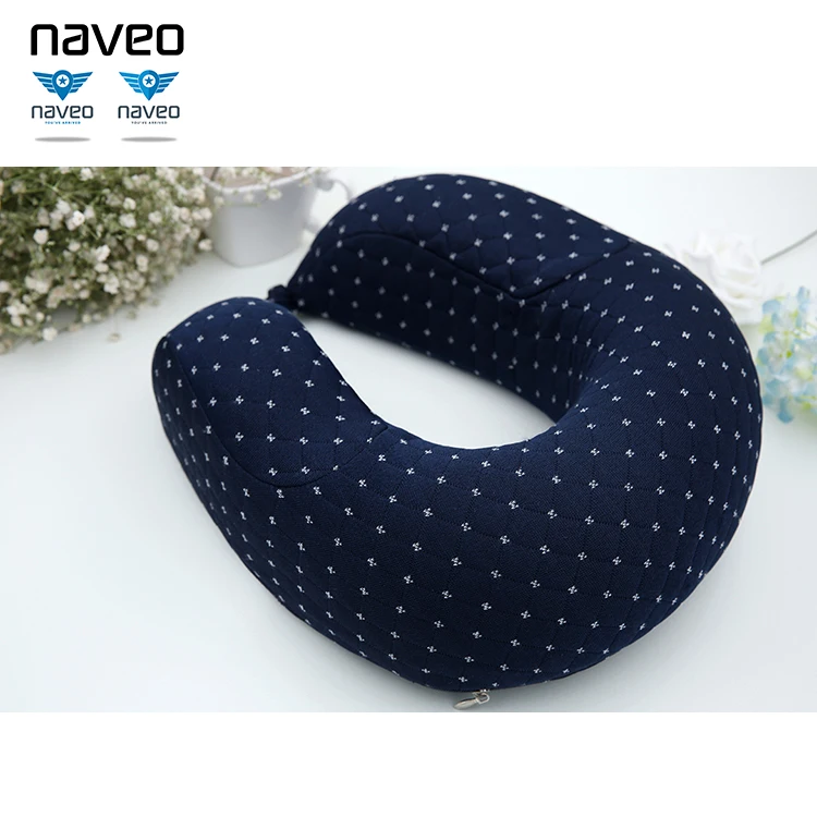 Оптовая продажа путешествия Подгонянный логотип Microbeads подушка поддержки шеи Подушка для поездки