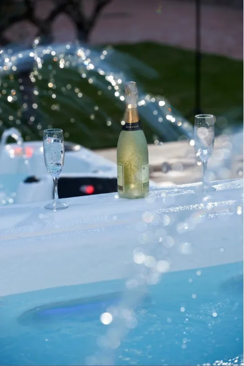 Luxury Design Large Outdoor Swim Spa Pool Fiberglass Swimming Pool Underground