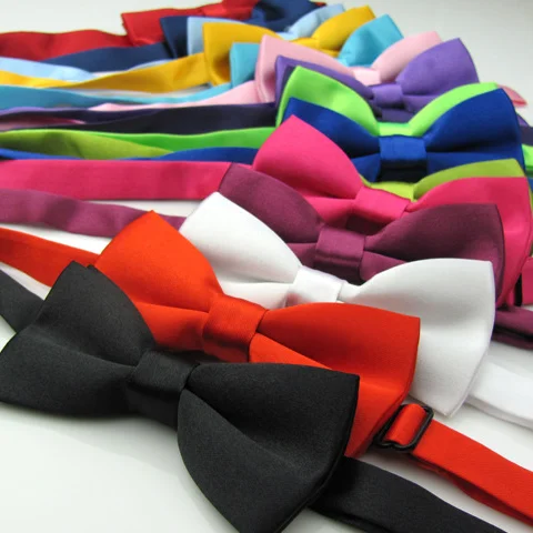 
YY10108C New school fashion solid candy colorful bowtie boys bow tie for kids 