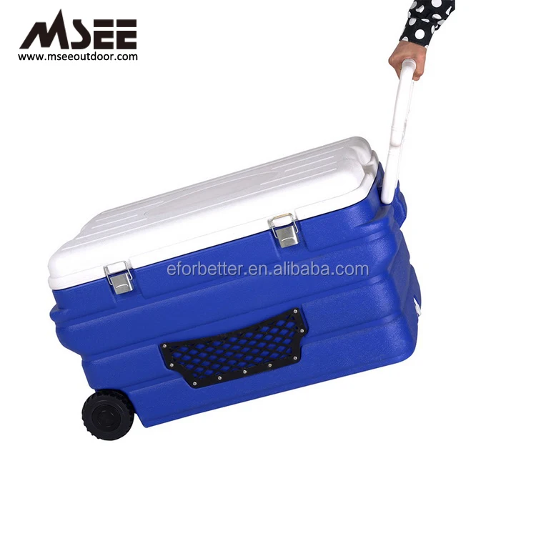 Easy Carrying Custom Plastic 50L 60L 75L 100L 150L Styrofoam Cooler Box