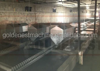 Goldenest poultry chain feeding system plastic scraper open feed trough for breeder layer equipment supplies