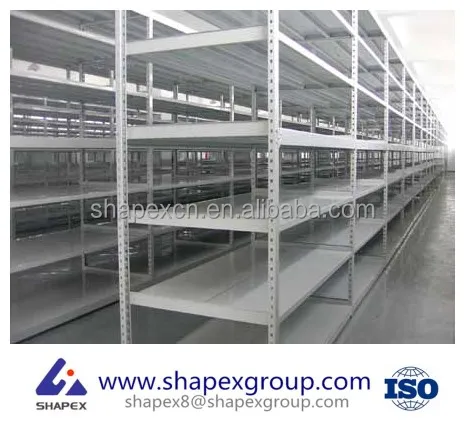 Heavy duty double sided steel warehouse industrial shelves