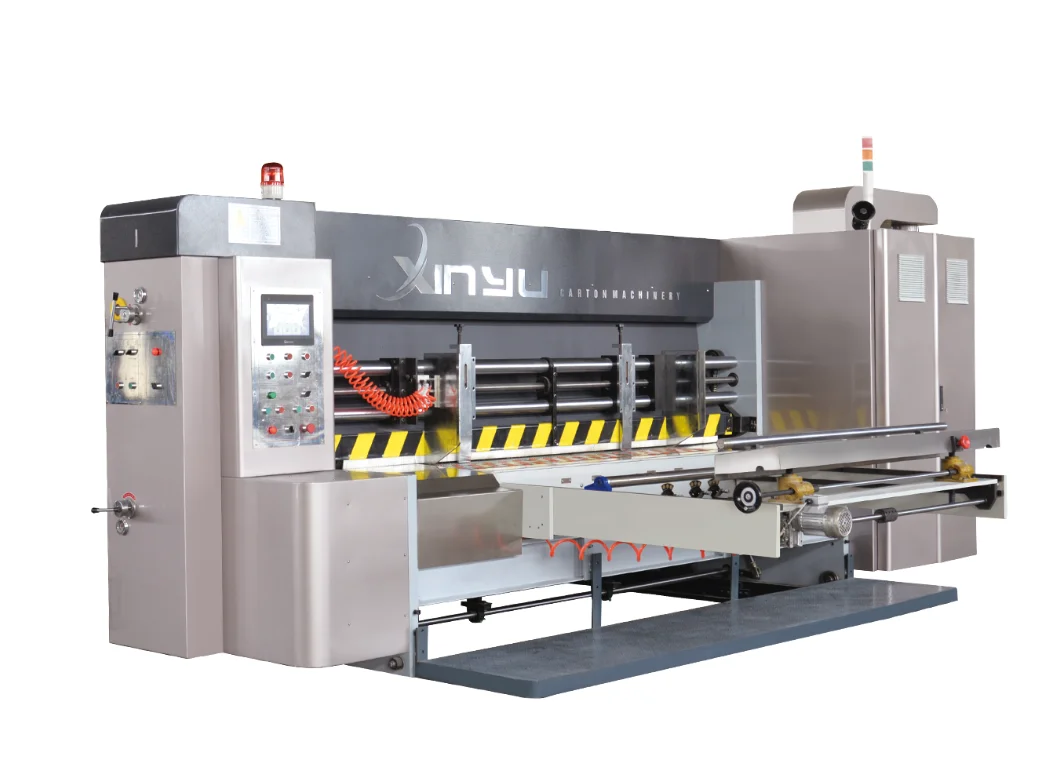 Packing machine high speed automatic carton box printing slotting and die-cutting machine with stacker