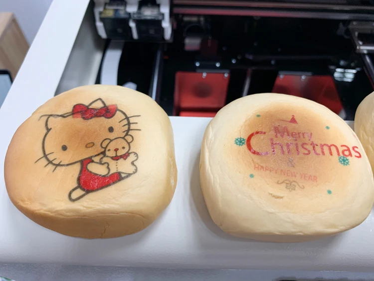 
Rainbow selfie milk foam edible coffee printer with edible ink on cake/bread/marcaron 