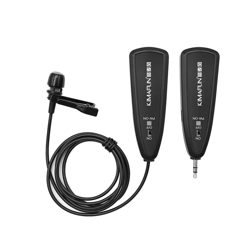 Микрофон KIMAFUN KM-G210 2,4G, микрофон для речи, петличный микрофон для динамика, учебного пособия, микрофон, стереонаушники с микрофоном
