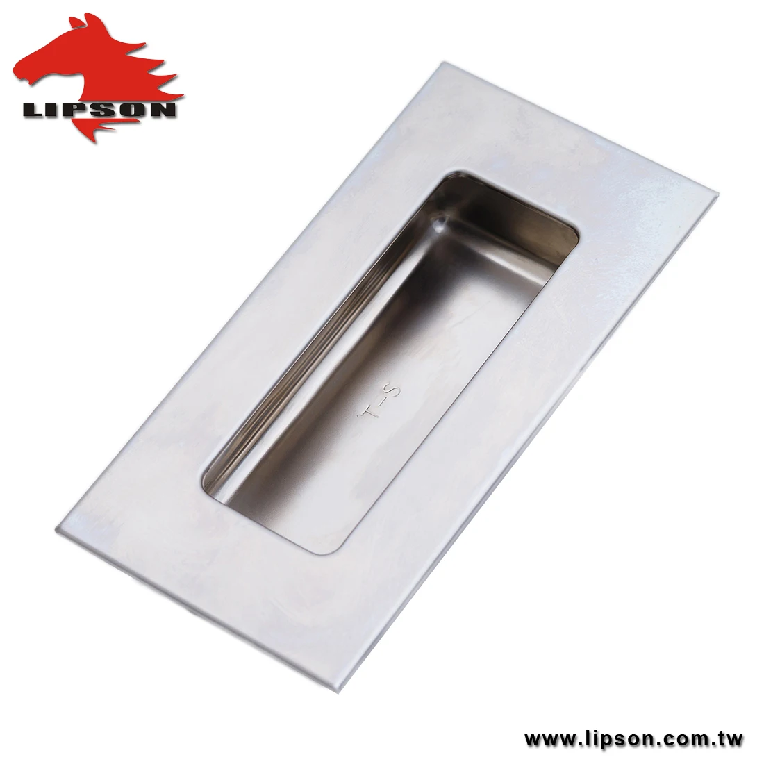 HP-002 Cabinet Drawer Concealed D Flush Grip Hidden Industrial Recessed Stainless Steel Embedded Square Pull Handle