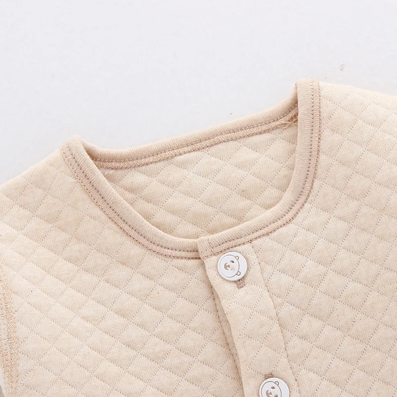 baby wear 100% organic cotton winter baby rompers