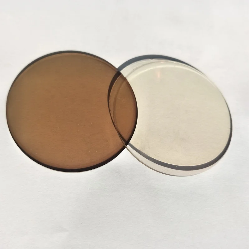 exporter in china 1.56 NK55 photochromic photo brown glasses PBX ophthalmic lens