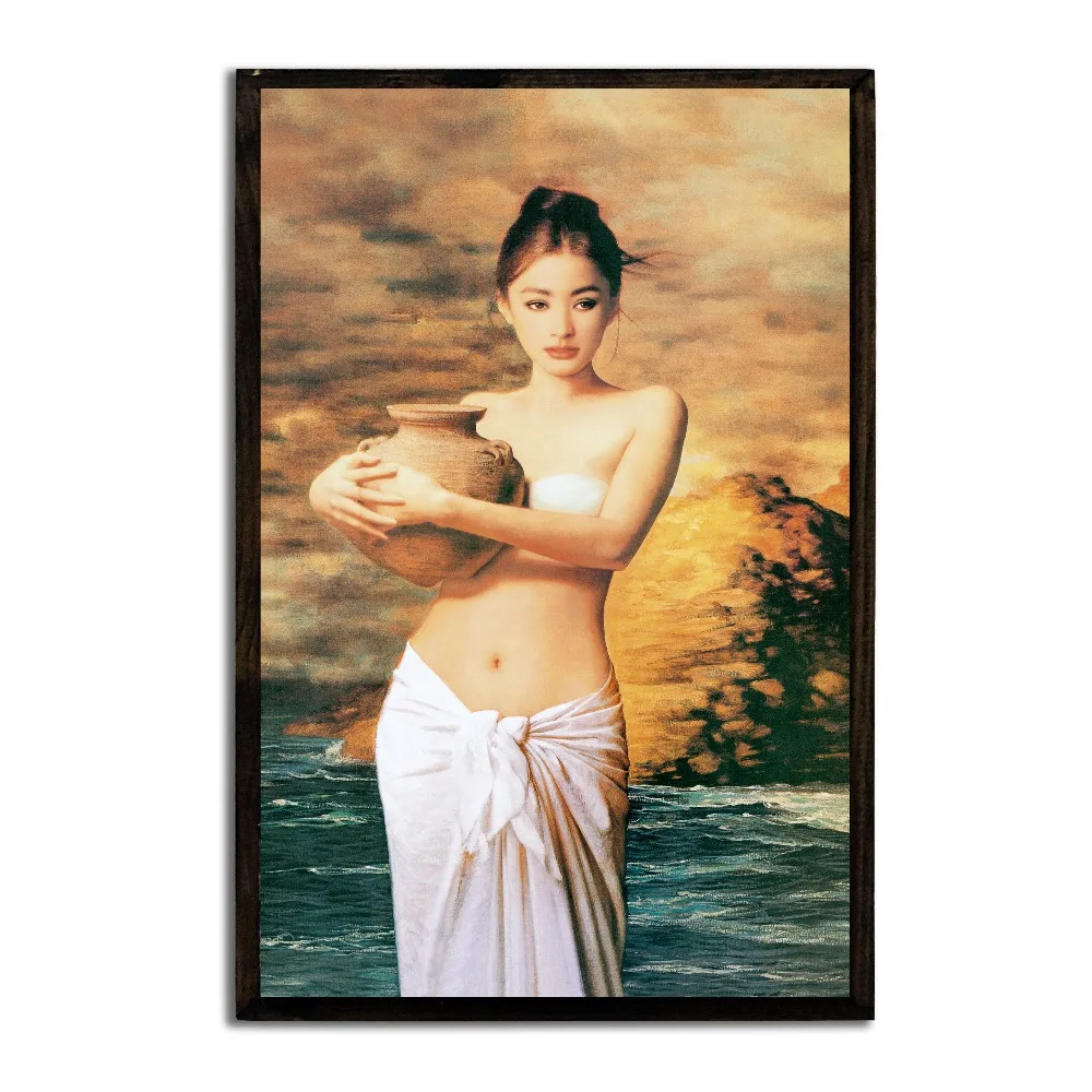 
Beautiful women bady indian nude art painting 