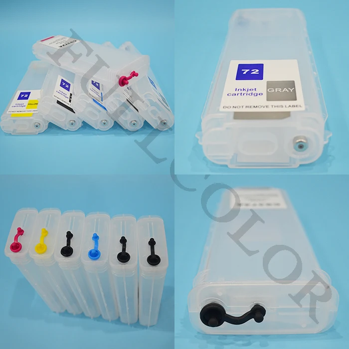 New Refillable Ink Cartridge for HP DesignJet T1120 T770 T710 Refill Ink Tool