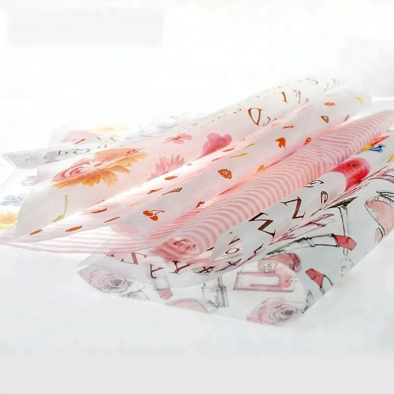 
Colorful Custom Logo Printed Butterfly Wrapping Tissue Paper for Gifts Packaging 