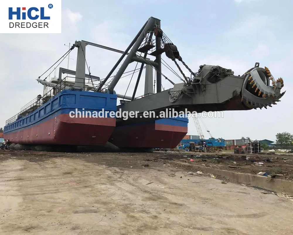 2020 18Inch 3500m3/h hydraulic cutter suction sand dredger for sea/river/lake/canal/pond dredging/cummins dredger engine