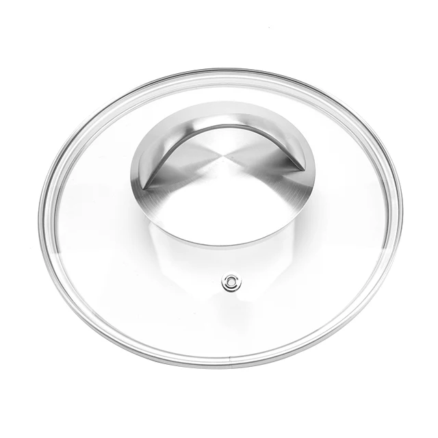 304 Stainless Steel Matte Surface 20cm Soup Pot with Glass Lid