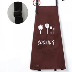 Ldeal for Kitchen Dishwashing Cleaning Painting Black 2 Pockets Chef Apron