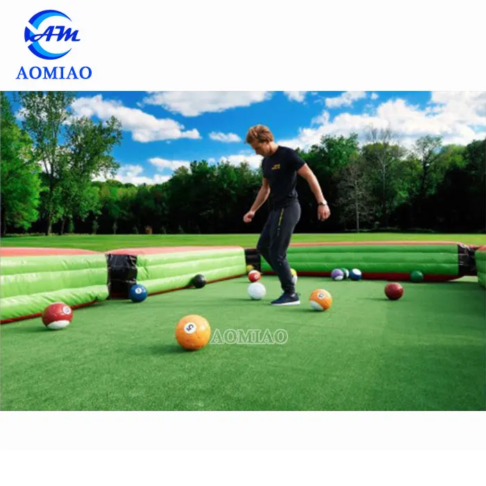 Funny games snooker ball set inflatable snook balls billiards game in Guangzhou