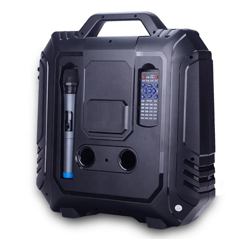 Karaoke Portable Speaker with Dual wireless microphone 14.1 inch Screen