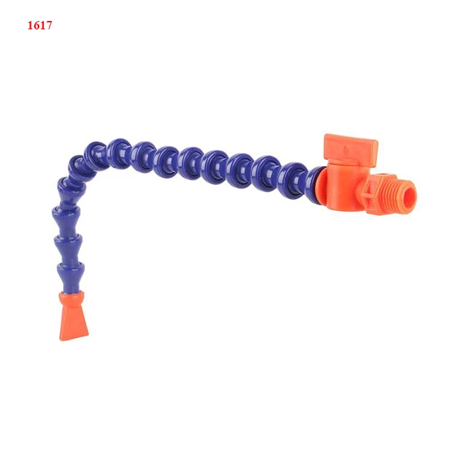 3/8 Flexible Plastic Water Oil Coolant Pipe Hose For Lathe CNC+Switch