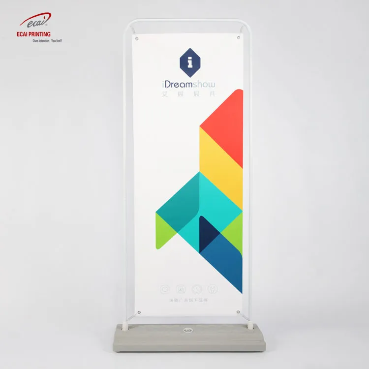high quality hot selling door shape display racks/free standing banner stands