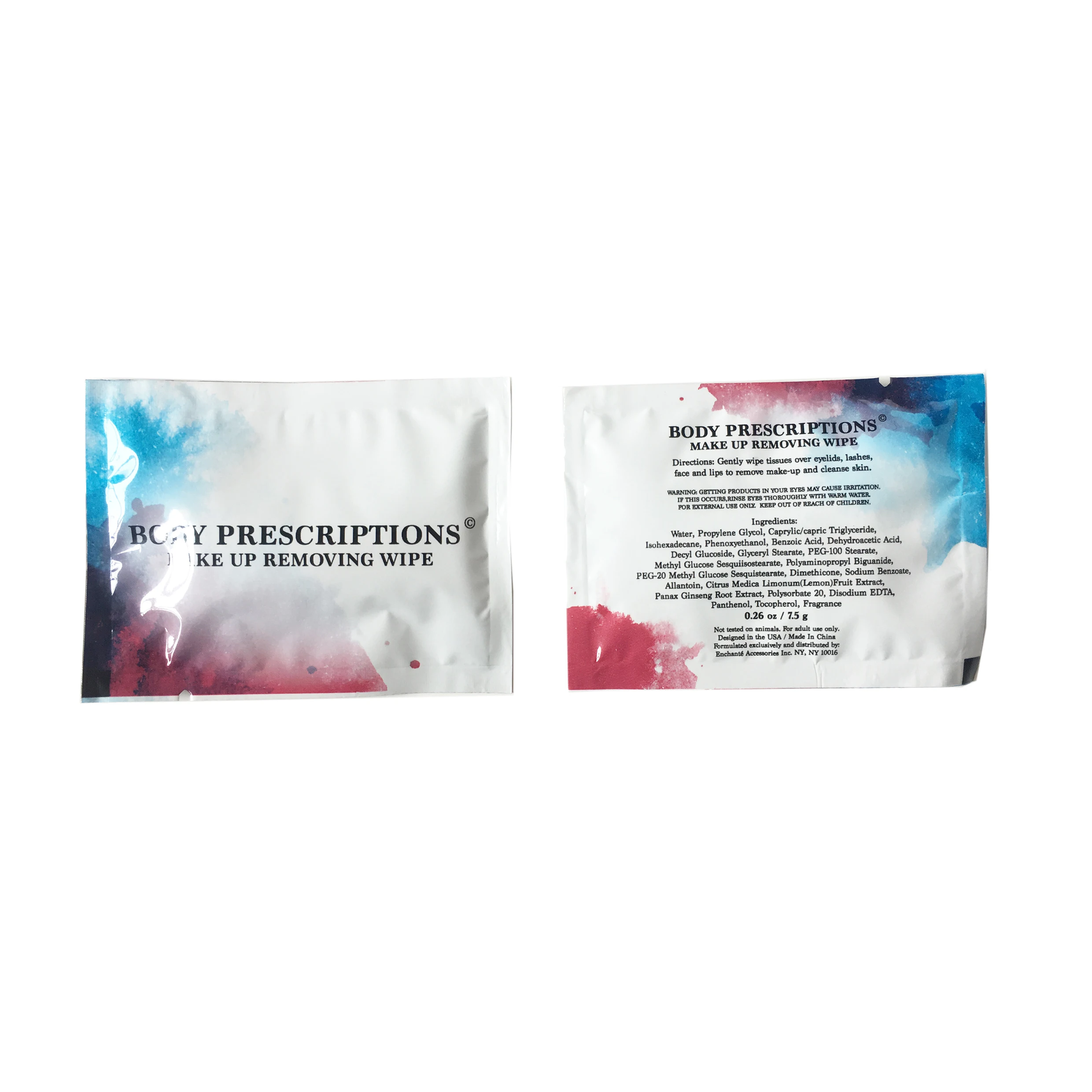 New makeup brush cleansing wipes daily use wet wipes/tissue individually/single packed best sell