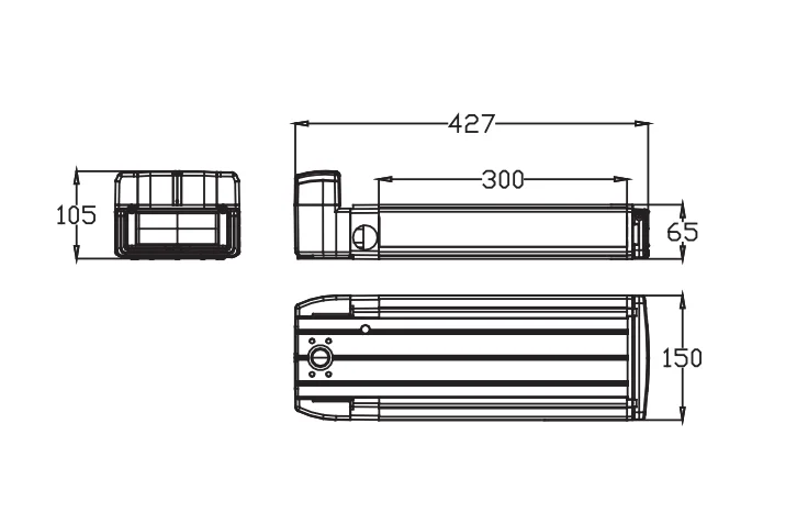 Akku 36V/48V 13Ah 18AH ebike battery for STELLA Ebike