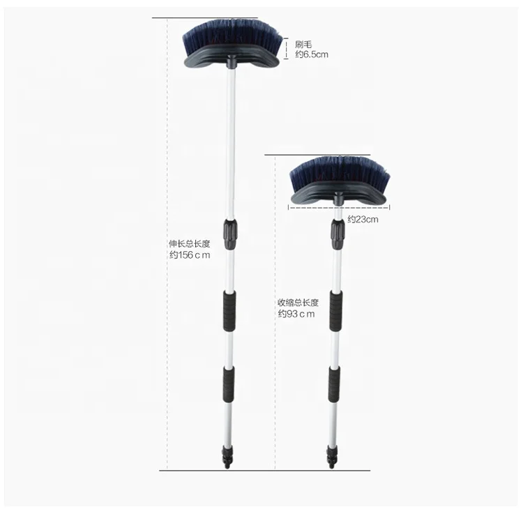 Best telescoping car wash brush / Automotive truck detailing brushes