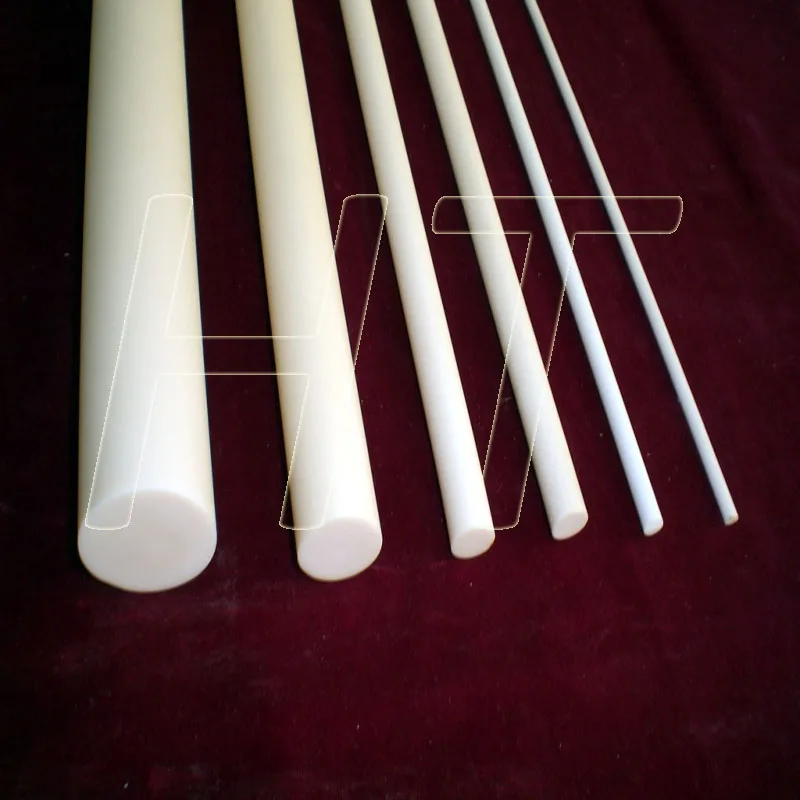 HT high quality 99 alumina ceramic rod with thread