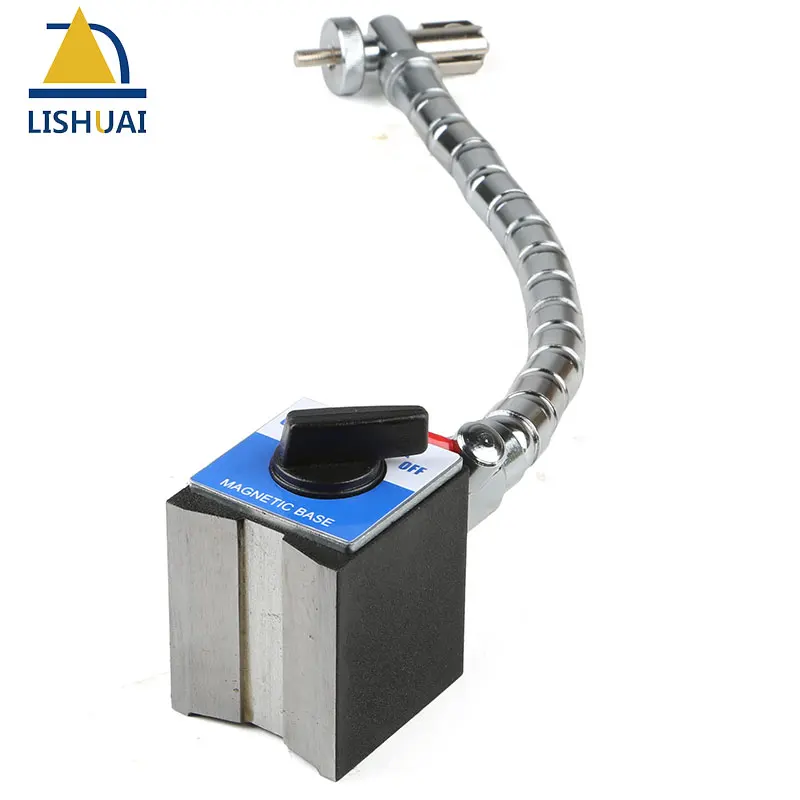 LISHUAI 80KG Magnetic Base Holder Stand with Flexible Arm for Dial Indicator Test WCU series