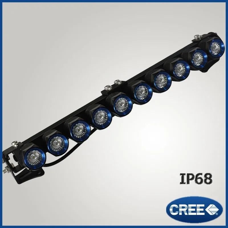 Hot auto parts 4x4 curv LED light bar 50 inch, single row LED light bar 50inch