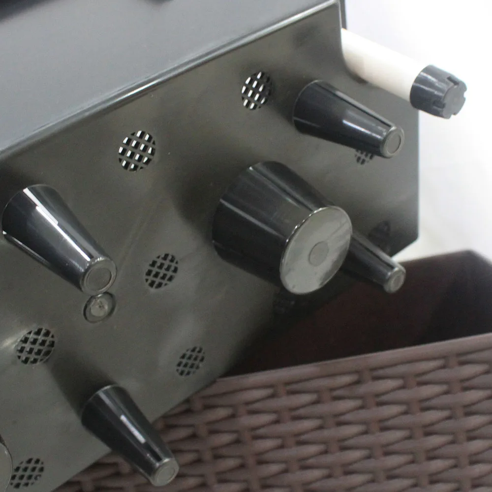 Wholesale self watering fancy white railing balcony plastic rattan plastic herb long flower pot window box rectangular planter