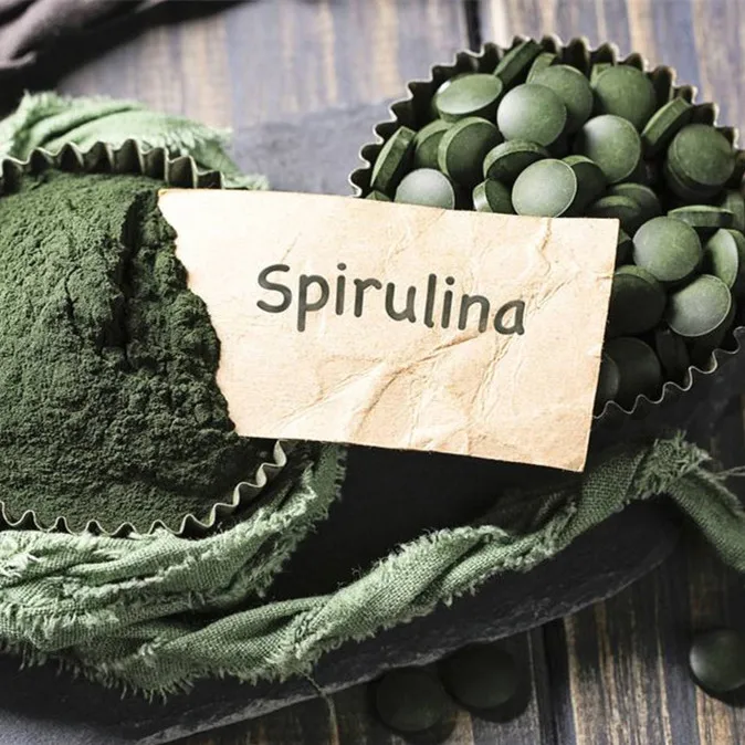 
Pure and natural health food supplement 200mg, 250mg, 300mg, 400mg, 500mg spirulina tablets/flakes 