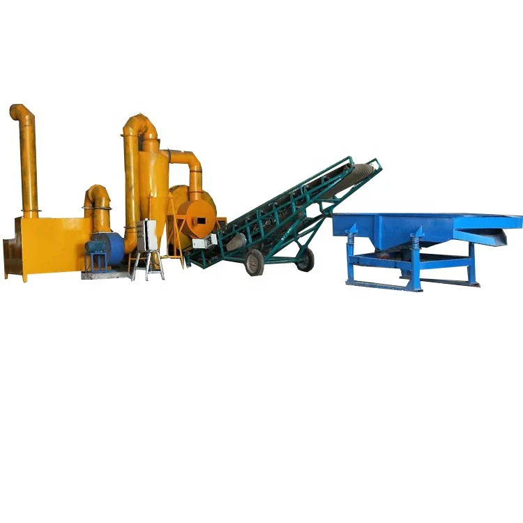 Small sand dryer powered by various fuels