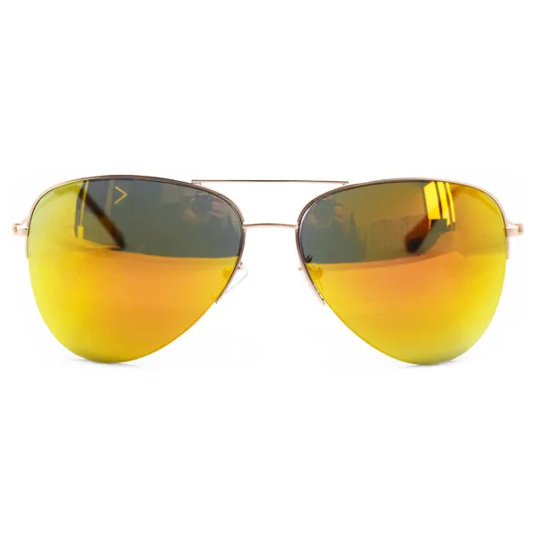 2022 Hot Seller Half Frame Mirror Avait Sun Glasses Italy Design CE Cat 3 UV400 Men Sunglasses