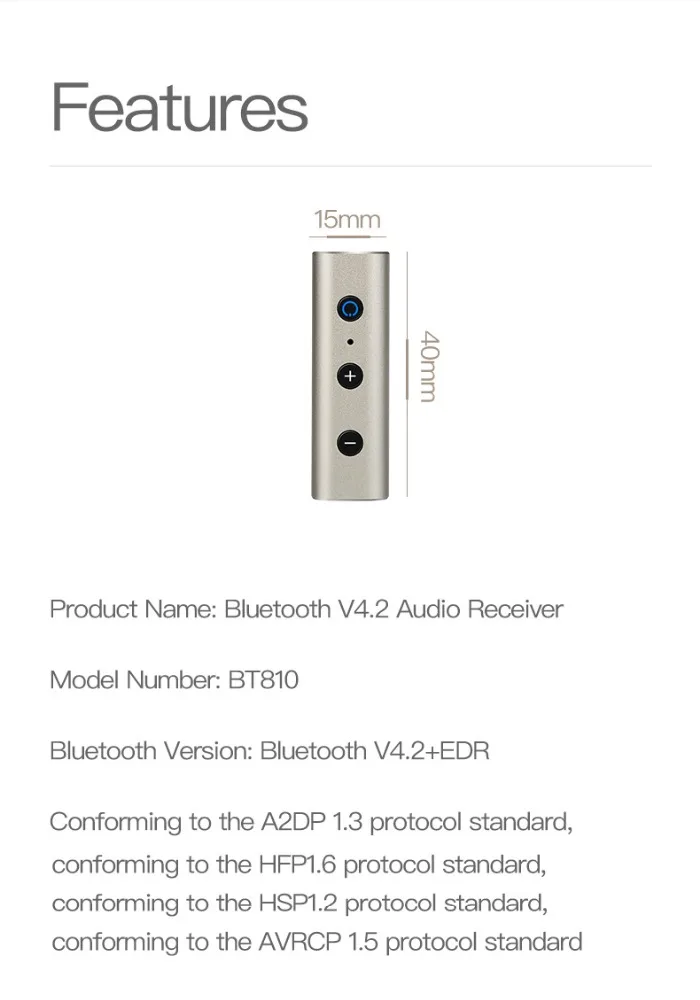 Портативный мини-приемник Bluetooth автомобильный адаптер громкой связи автомобильные комплекты