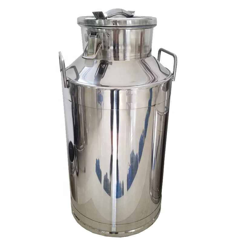 50 liter milk barrel SUS 304 milk transport bucket for dairy farm