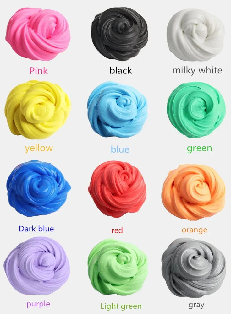 DIY Slime Clay Fluffy Floam Slime Good ductility light clay fluffy slime