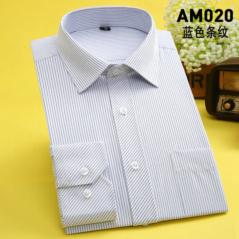 2023 New Autumn Fashion Brand Men Clothes Slim Fit Men Long Sleeve Shirt Plus Size 15 colors Casual Men Shirt