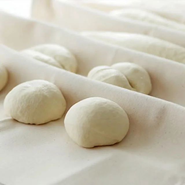 Eco-friendly Unbleached pure cotton canvas fabric for Fermentation cloth bread baking baking couche