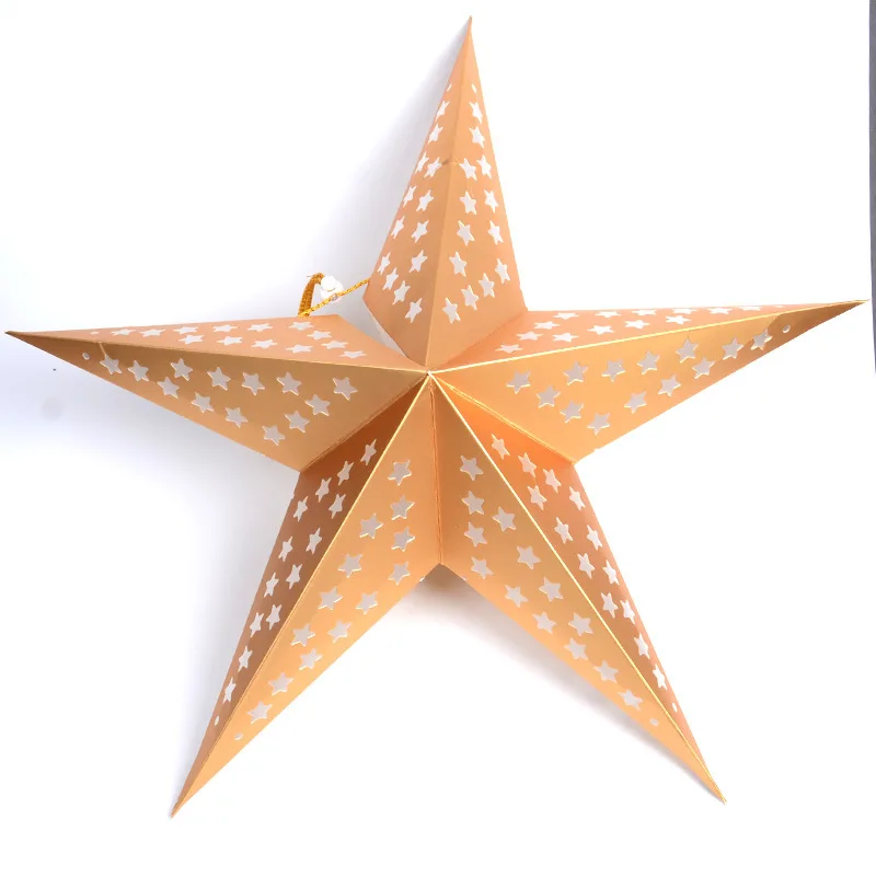 Party Decoration Led Light Paper Star Lantern/ Paper Star Light