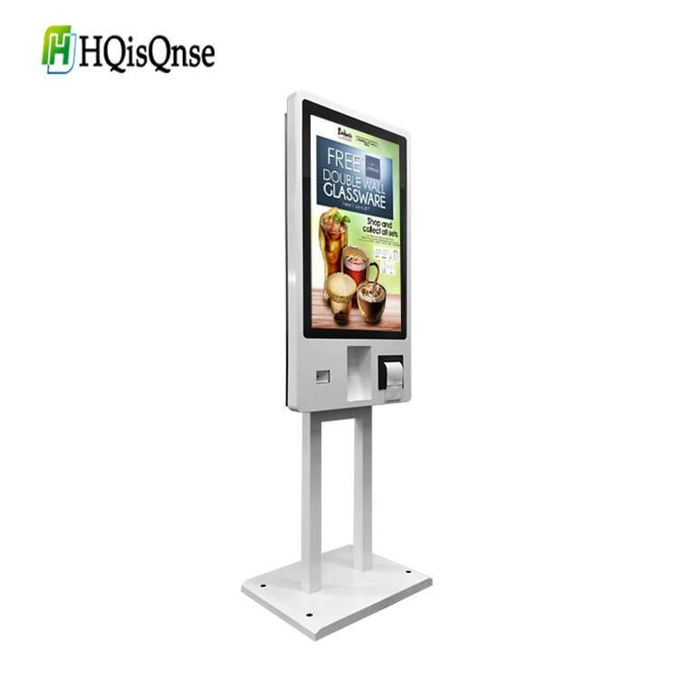 
Remote Control Automated Self Service Touch Screen Payment Kiosk For Restaurant 