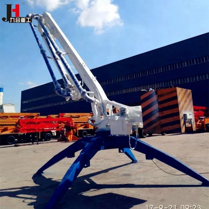 
HOT! 13m 15m 17m 18m Mobile Hydraulic Concrete Placing Boom , Spider concrete Placing Boom concrete distributor in Vietnam 
