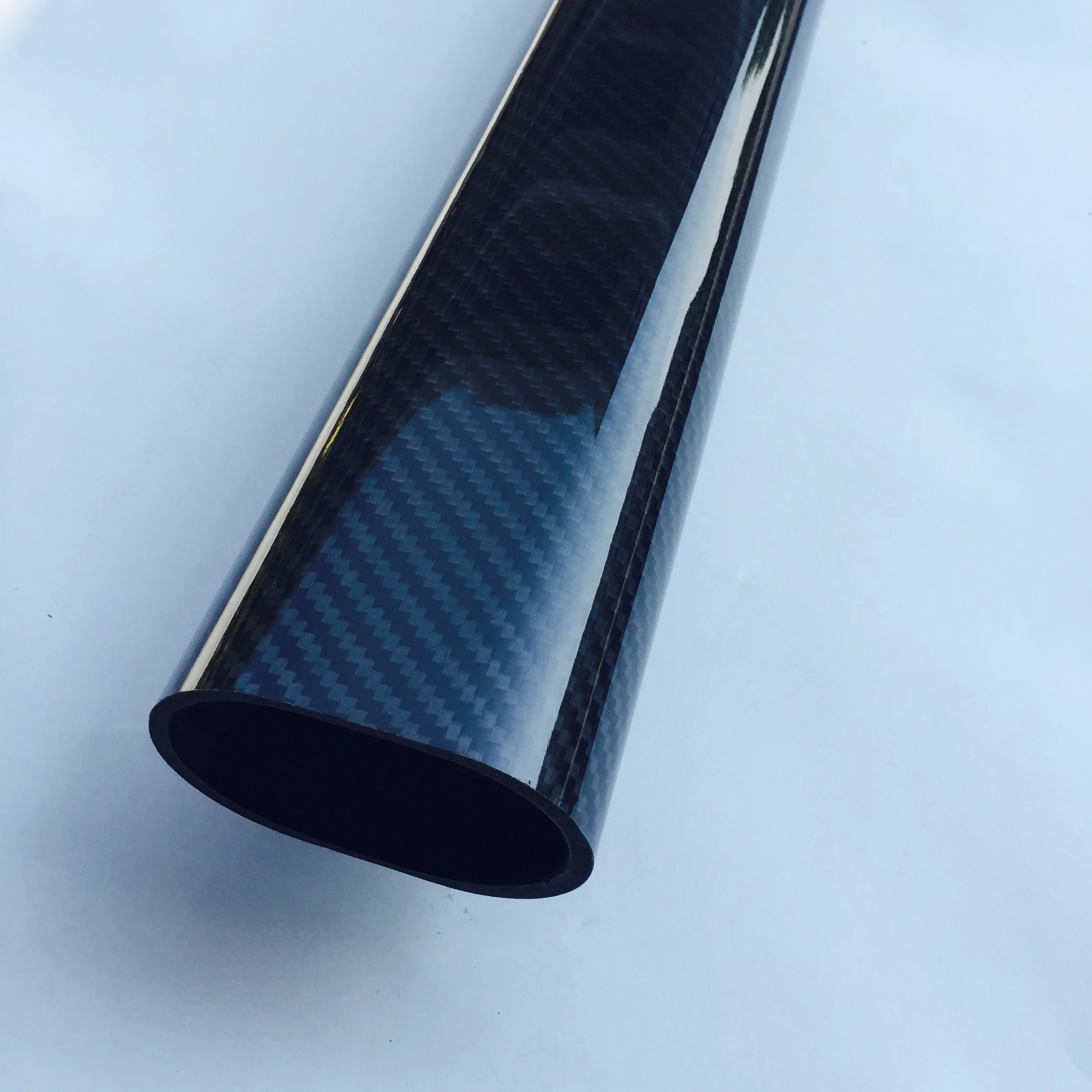 Овальная трубка из углеродного волокна высокого давления flexible1200мм 1500 мм