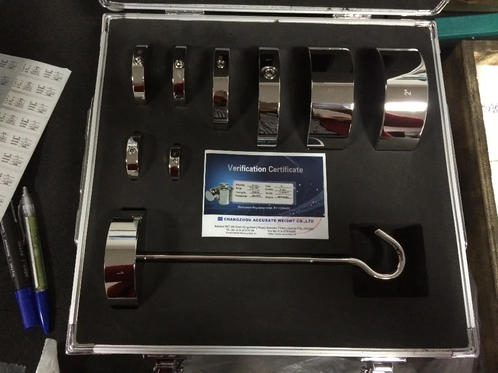 OIML F1 F2 M1 slotted mass set 10g stainless steel weight test mass 10g