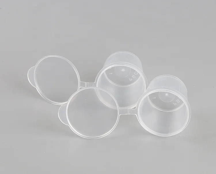 Round OEM 1oz Sauce Cup Transparent Sauce Cup Plastic PP Disposable Sauce Cup With Lid