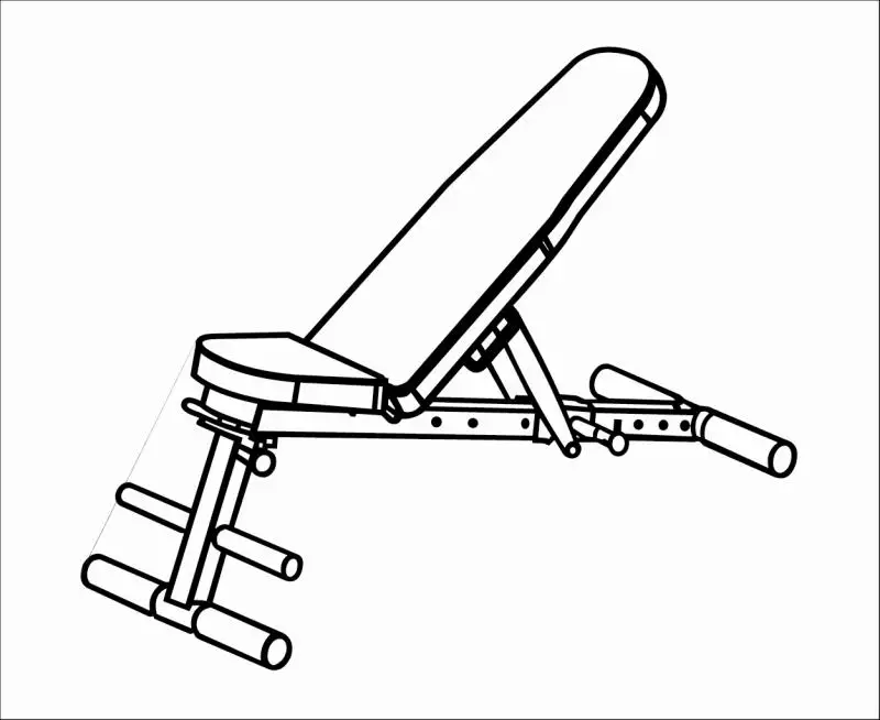 Factory Weight Bench Fitness Exercise Bench Adjustable Sit Up Bench For Home Gym