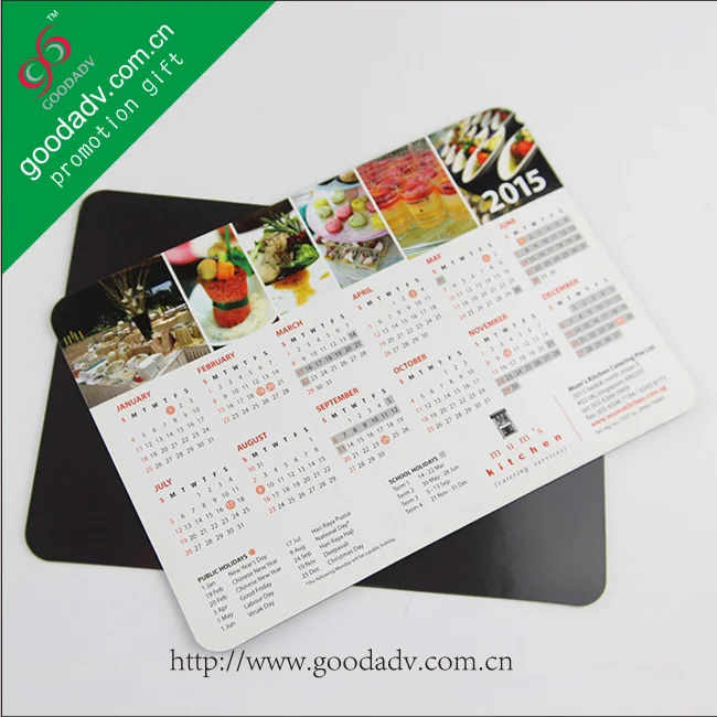 
Magnetic Refrigerator Calendar/Fridge Magnet calendars/Promotional magnetic calendar 