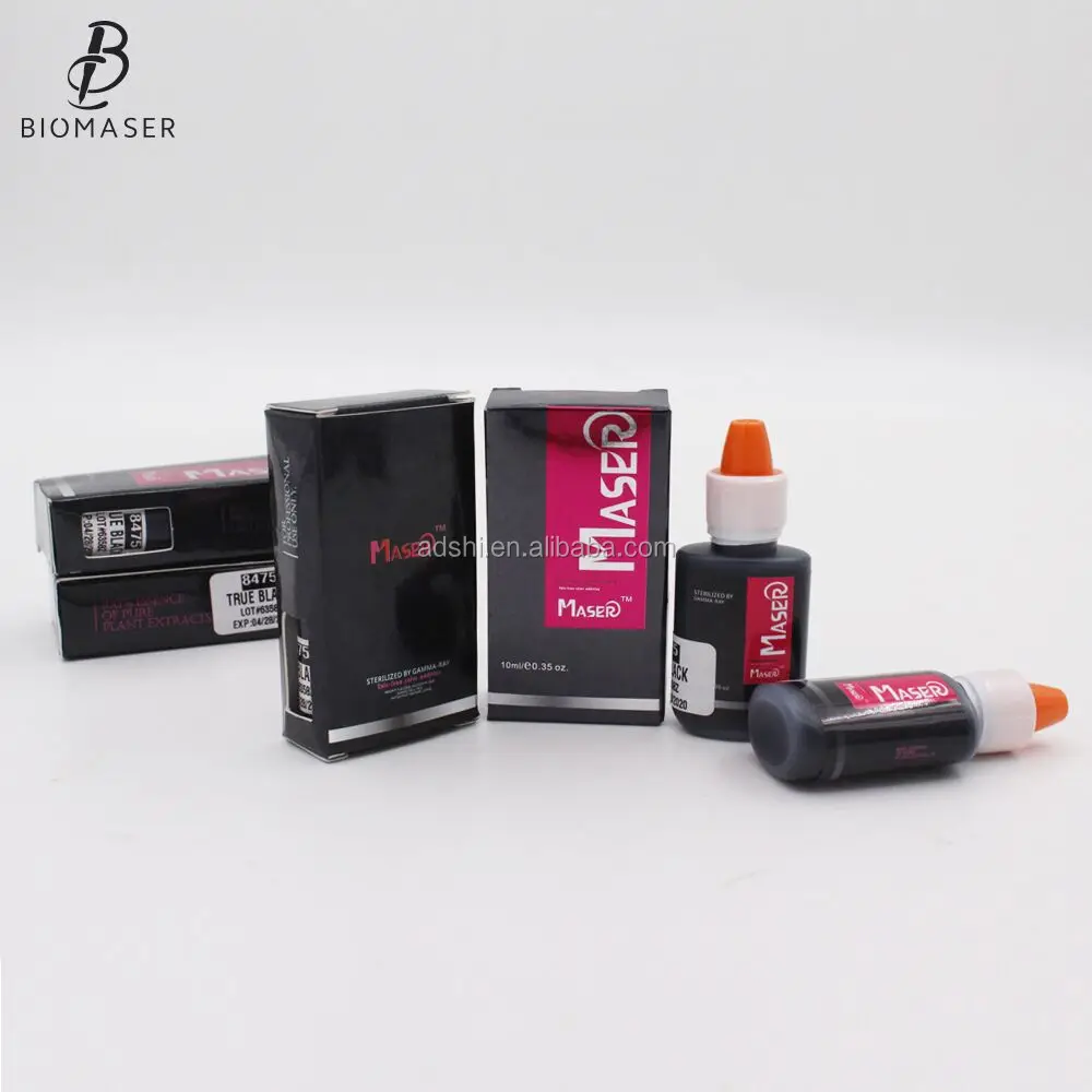 Biomaser Colorful Eyebrow Microblading Pigment Permanent Makeup Pigment Ink For Tattoo Practice
