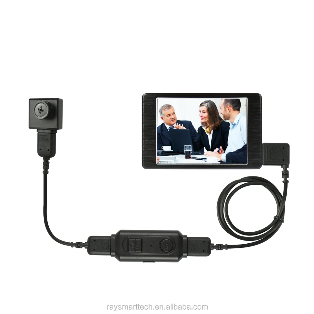 VD8000II+501HD 3 inches Touch Screen Portable Mini DVR Police body worn Digital Video Camera
