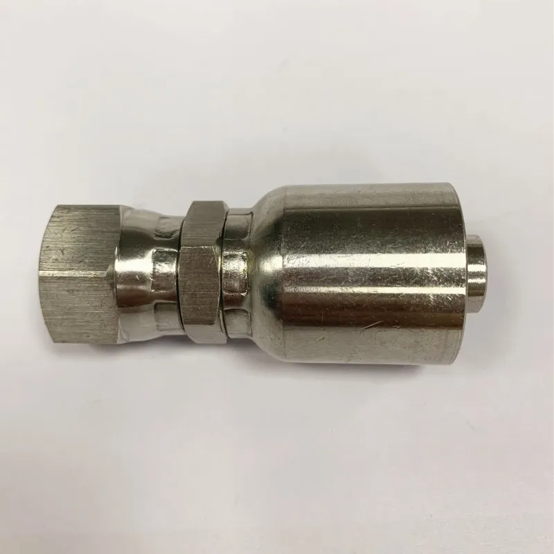 
One piece jic hydraulic hose fittings straight one-piece fitting 