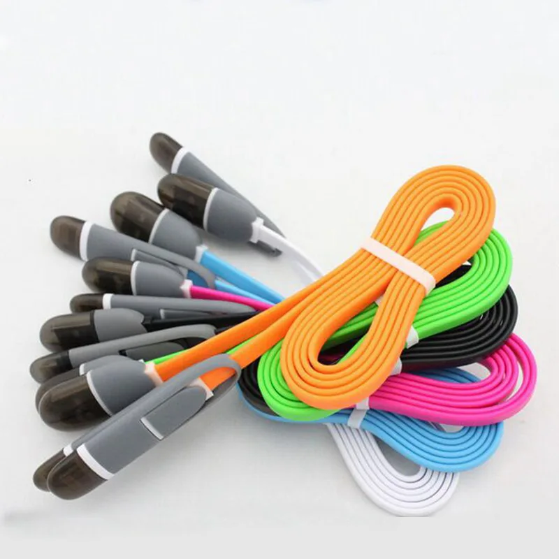 2017 Новый 2in1 3ft короткие Micro/8 Pin USB Multi зарядное устройство, кабель для передачи данных для Android