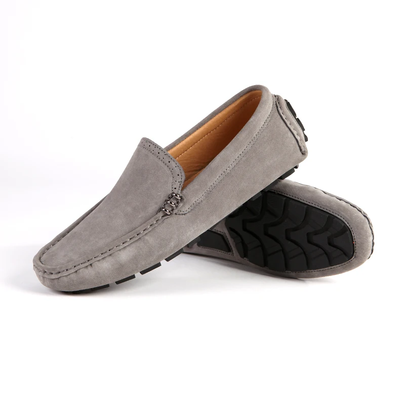 Мокасины мужские на резиновой подошве, лоферы, обувь для вождения